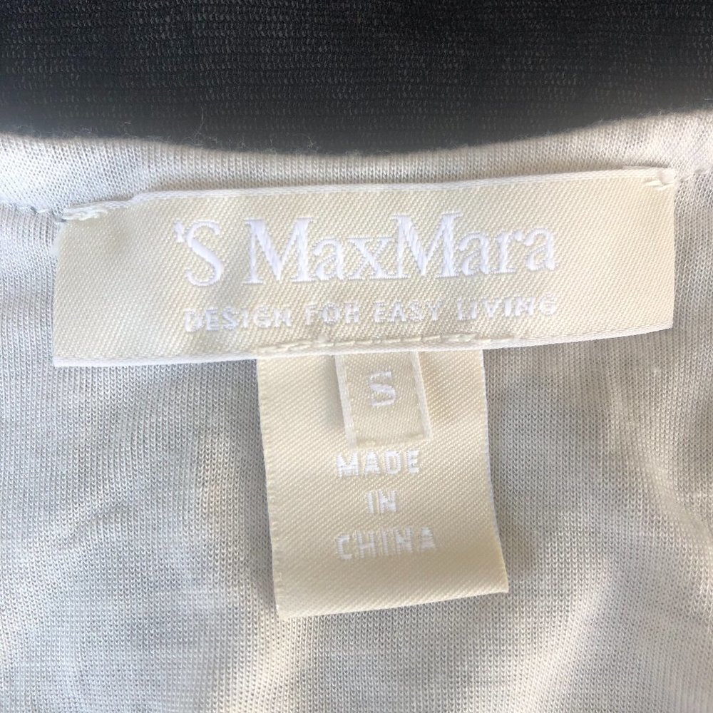 S' Max Mara Mesh Overlay Racerback Tank Top - Picture 7 of 7